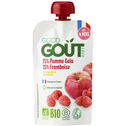 Avis Gourde Pomme Framboise Bio Good Goût 1