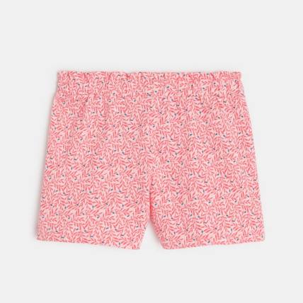 Avis Short en jersey imprimé rose fille OKAIDI 4