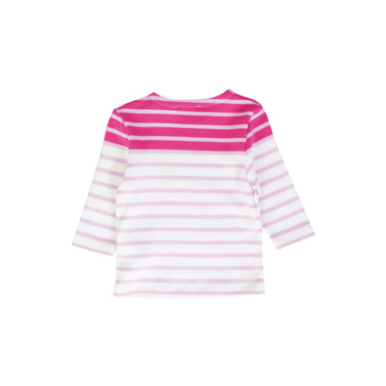 Avis Marinière bicolore Baby - coton épais - Fucsia/Mauve Rose/Milk ARMOR-LUX 2