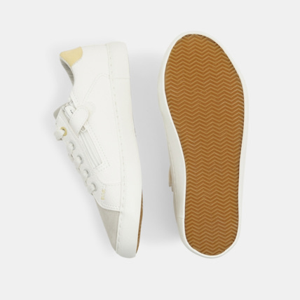 Avis Tennis mix matières à lacets blanches garçon OKAIDI 3