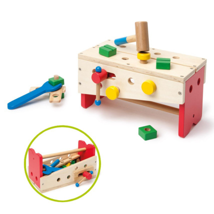 Avis Petit établi et caisse à outils portable bricoltou Oxybul 1