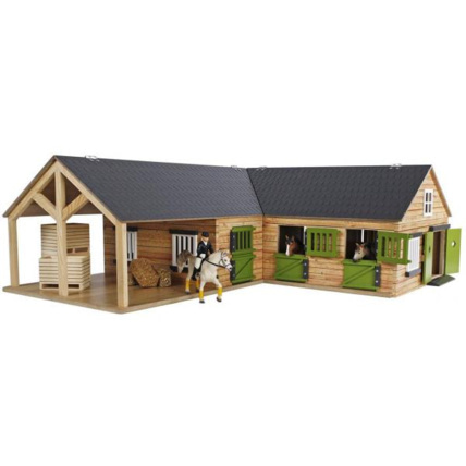 Avis Ecurie avec 4 boxes de rangement et box de lavage KIDS GLOBE FARMER 1