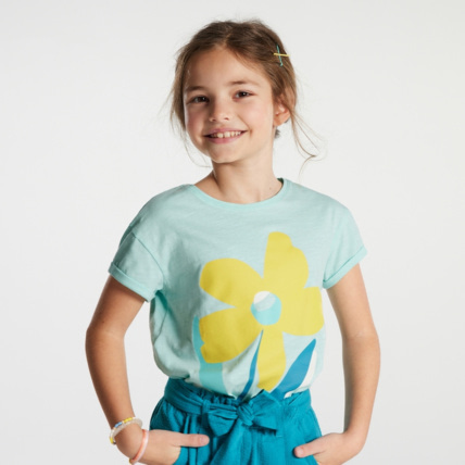 T shirt jaune fille hot sale