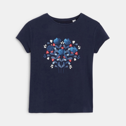 Avis T-shirt à sequins magiques bleu fille OKAIDI 1