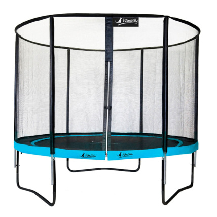 Avis Trampoline de jardin rond 305 cm + filet de sécurité PUNCHI Kangui 1