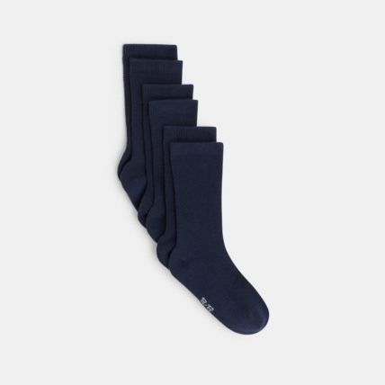 Avis Chaussettes unies (lot de 3) bleues garçon OKAIDI 1