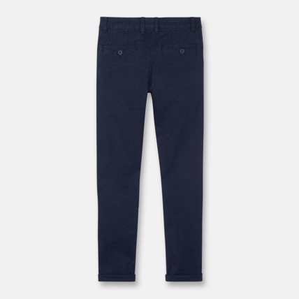 Avis Pantalon chino en toile bleu garçon OKAIDI 2