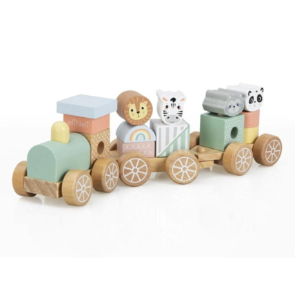Avis Train avec animaux en bois elineli 1