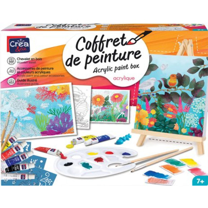 Avis Coffret peinture Acrylique CRÉA & CIE 1