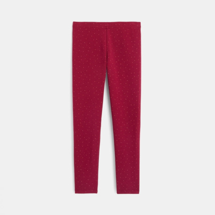 Avis Legging chaud rouge fille OKAIDI 2