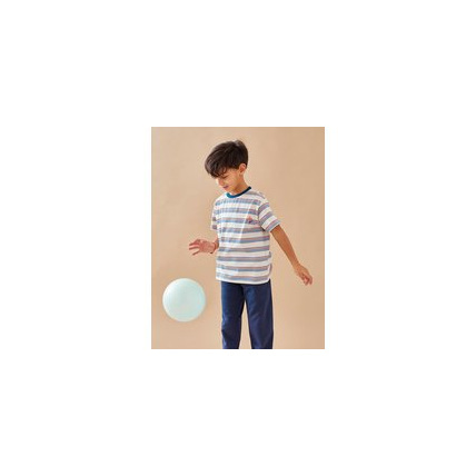 Avis T-shirt rayé en coton BIO NOUKIE'S 4