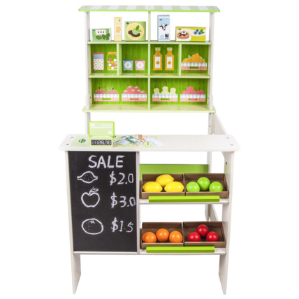Avis Stand du marché en bois CARREFOUR WOODEN 1
