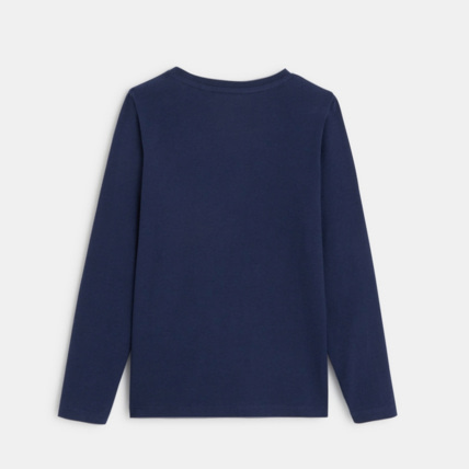 Avis T-shirt manches longues imprimé espace bleu garçon OKAIDI 3