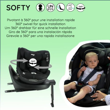 Avis Siège auto SOFTY pivotant 360° I-Size Nania 8