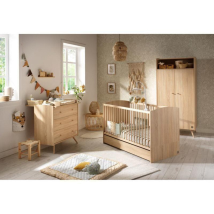 Avis Chambre Trio Access Lit bébé évolutif + Commode + Armoire Sauthon 2