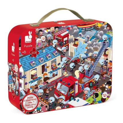 Avis Puzzle d'observation pompiers 208 pièces JANOD 1