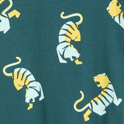 Avis T-shirt imprimé motif tigre vert garçon OKAIDI 3