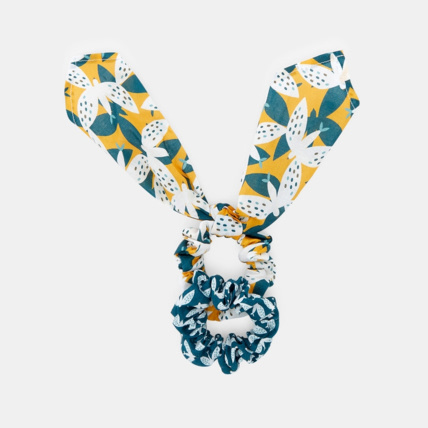 Avis Chouchou imprimé (lot de 2) jaune fille OKAIDI 1