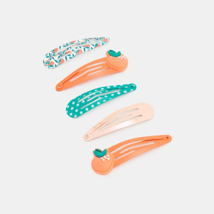 Avis Barrettes à cheveux fruits (lot de 5) vert fille OKAIDI 1
