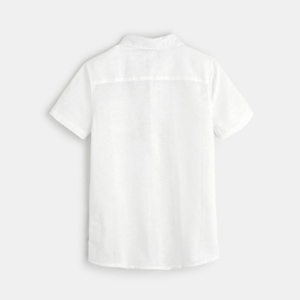 Avis Chemise manches courtes blanche garçon OKAIDI 2