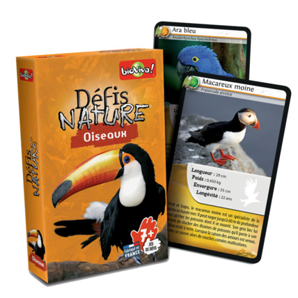 Avis Jeu éducatif Défis Nature - Oiseaux BIOVIVA 1