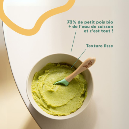 Avis Purée lisse de Petit Pois bio Yooji 2