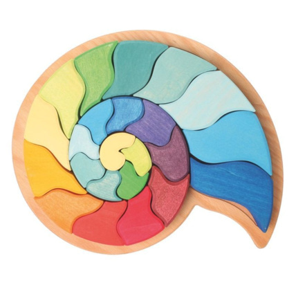 Avis Puzzle ammonite serpent arc-en-ciel GRIMM'S 1