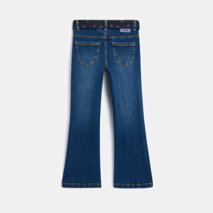 Avis Jean flare ceinturé bleu fille OKAIDI 4