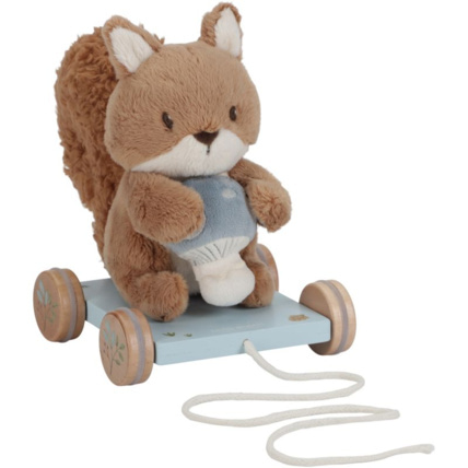 Avis Peluche à tirer écureuil FSC Forest Friends LITTLE DUTCH 1