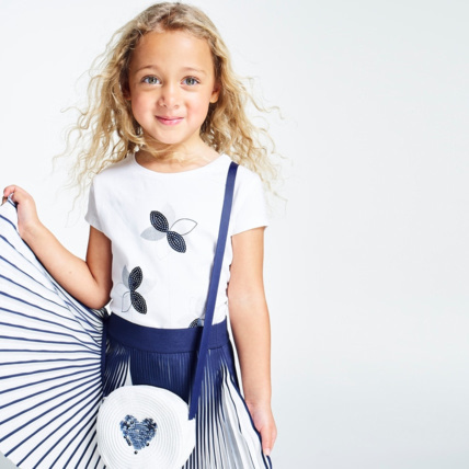 Avis T-shirt à sequins blanc fille OKAIDI 4