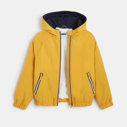Avis Blouson doublé à capuche jaune garçon OKAIDI 2