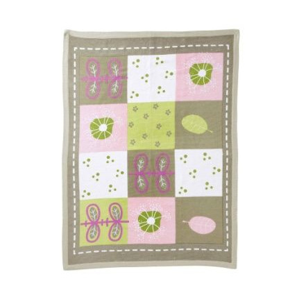 Avis Tapis a motif vegetal chambre fille theme herbier  Vertbaudet 1