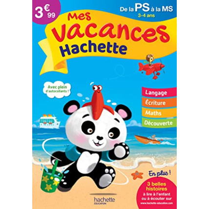 Avis Mes Vacances Hachette - De la Petite à la Moyenne Section - Cahier de vacances 2022 Hachette Éducation 1
