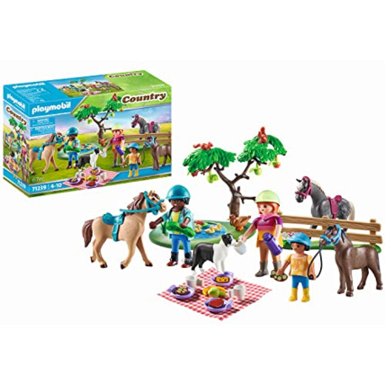 Avis Playmobil Country - Cavaliers, chevaux et pique-nique PLAYMOBIL 1