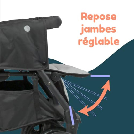 Avis Poussette Double 2-en-1 pour Jumeaux + Cosy Siège Auto Gr0+ i-Size Inclus BAMBISOL 5