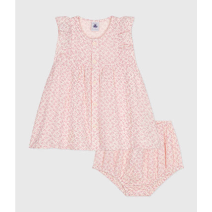 Avis Robe manches courtes et bloomer en gaze de coton bébé Avalanche Panty Petit Bateau 1