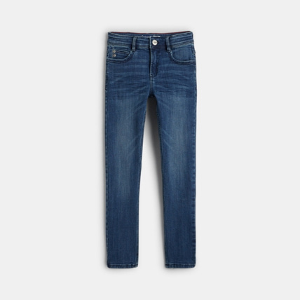 Avis Jean skinny ultra-résistant bleu garçon OKAIDI 1