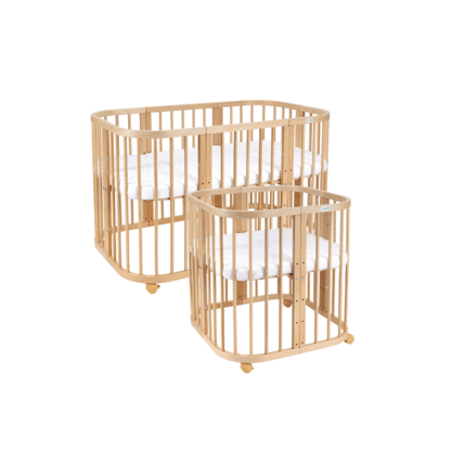 Avis Berceau Évolutif Rectangulaire 7 en 1 avec matelas Mon Lit Cabane 2