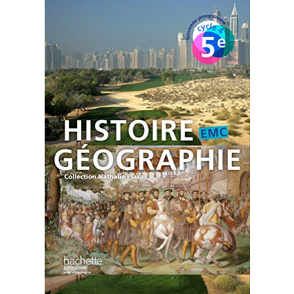 Avis Histoire-Géographie-EMC cycle 4 / 5e - Livre élève - Nouveau programme 2016 Hachette Éducation 1