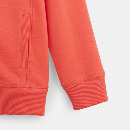 Avis Sweat-shirt uni à capuche orange garçon OKAIDI 3