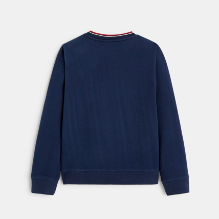 Avis Sweat-shirt à motif brodé bleu garçon OKAIDI 3