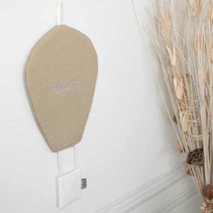 Avis Montgolfière décorative en lin personnalisable Sevira Kids 4