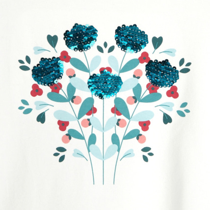 Avis T-shirt à sequins magiques rose fille OKAIDI 3