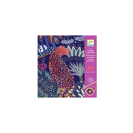 Avis Jeu créatif Cartes à gratter Nature luxuriante DJECO 1