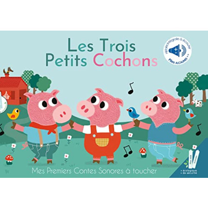 Avis Livre Les Trois Petits Cochons - Mes premiers contes sonores à toucher THOMAS JEUNESSE 1