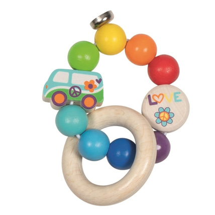 Avis Hochet en bois van Peace and Love GOKI 1