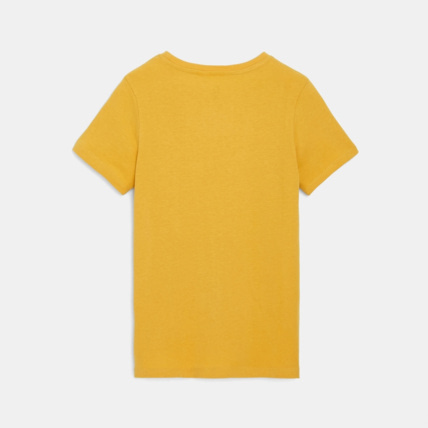 Avis T-shirt manches courtes à sequins magiques jaune garçon OKAIDI 3