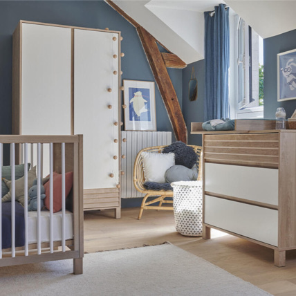 Avis Chambre Trio Achille Lit bébé évolutif + Commode + Armoire GALIPETTE 1