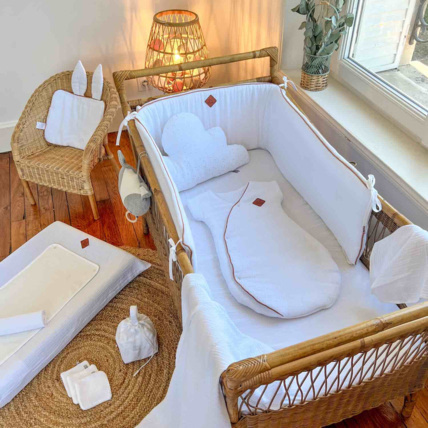 Avis Housse de matelas à langer en gaze de coton, Jeanne Sevira Kids 4