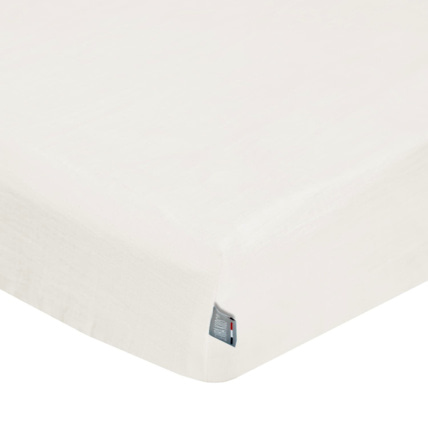 Avis Drap housse en gaze de coton à carreaux Sevira Kids 7